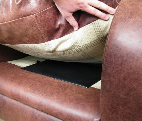 CCS-CHAIR-PAD positioned under the cushion Positioned under the cushion and connected to the Chair Leaving Mini Monitor
