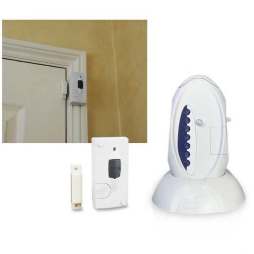 Care Call Pack 12 comprises a SignWave Portable sound and flash receiver and Magnetic door monitor