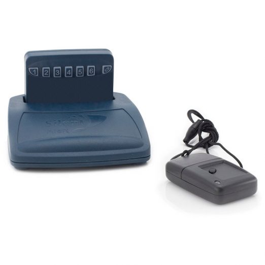 Care Call Pack 2 comprises a Pager, Trickle Charger and Keyfob with Shock detection option