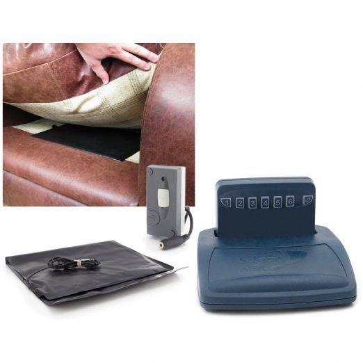 Care Call Pack 4 comprises a Pager, Trickle Charger, Chair Leaving Monitor and Chair Leaving Pad